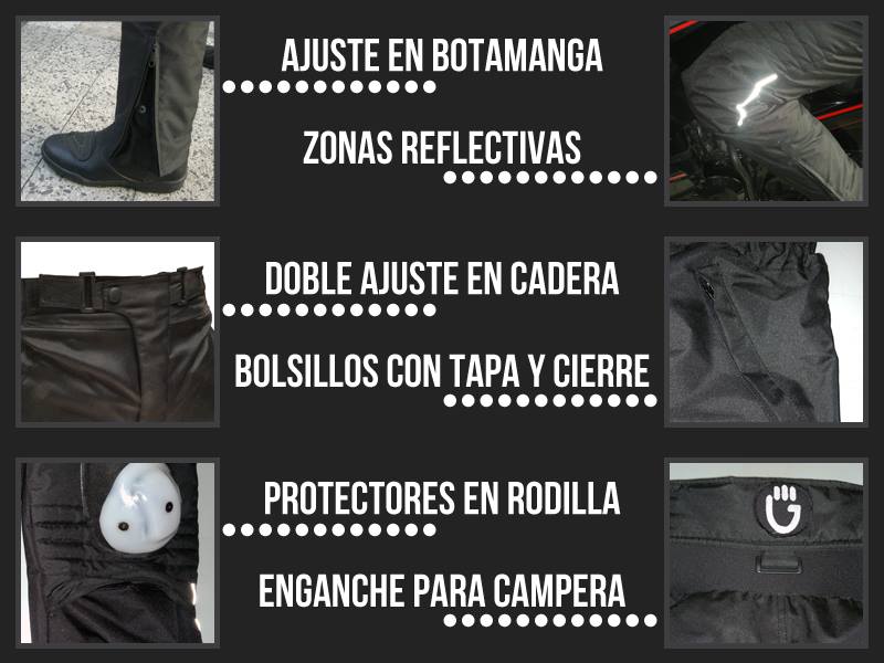 Detalles Pantalón de moto Ruta 40 en Portal Moto Latino Tienda Oficial