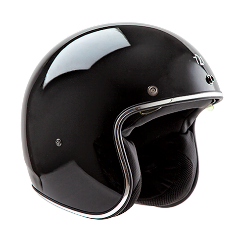 Caco Hawk 721 Negro Liso Brillo medio perfil Portal Moto Latino tienda oficial
