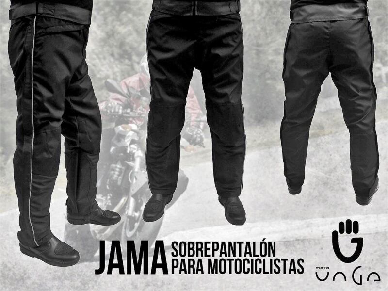 Sobre pantalón de moto Jama de Cordura con Protecciones