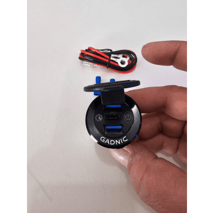 Cargador 2 USB moto Gadnic