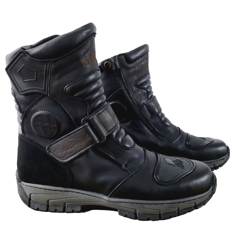 Botas para Moto Ruta Urbana Nighan Adventure color Negro