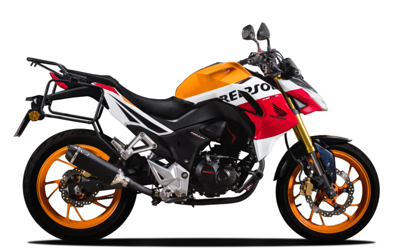 Honda CB 190 Repsol Soportes Laterales 1 scaled Defensa con slider Honda CB 190 r