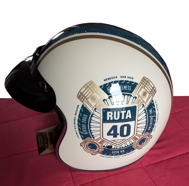 Casco Hawk 721 Ruta40 Beige Claro