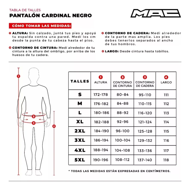 Pantalón Mac Cardinal