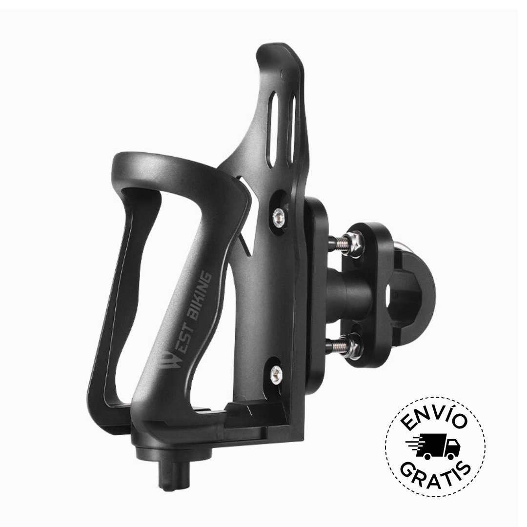 Porta botellas para moto Soporte ajustable durable y fácil de instalar caramañola para motos