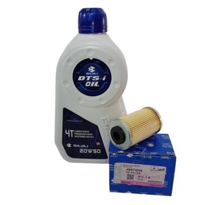 Kit filtro de aceite Ns 200 y Aceite Bajaj 1.2 Lts Original.2Lts