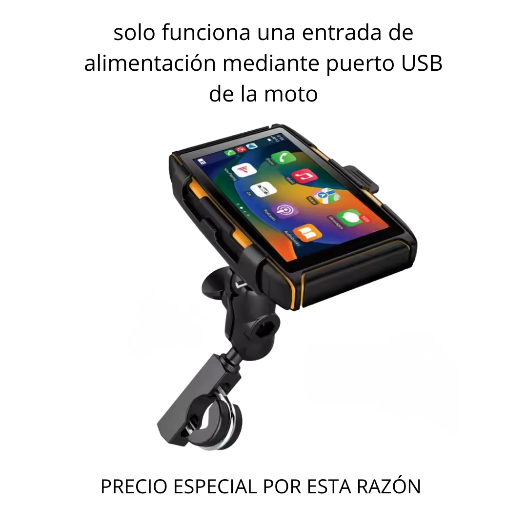 Carplay moto 5 pulgadas Pantalla multimedia MT5008 carplay 5" para moto