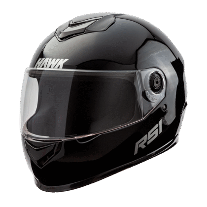 Casco Hawk RS1 Integral Negro Brillante (3 Cuotas Sin Interés)