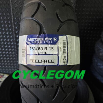 CUBIERTA METZELER FEELFREE SCOOTER 160/60 R15 Trasera
