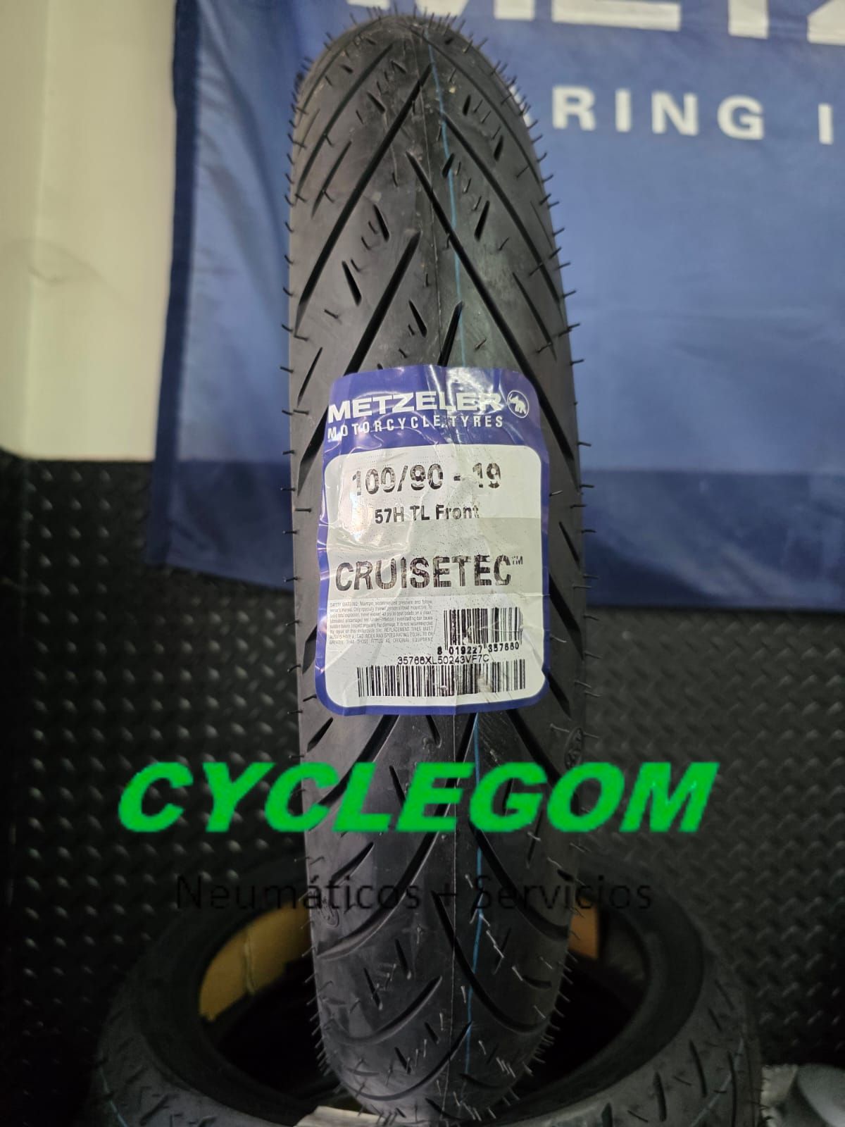 CUBIERTA METZELER CRUISETEC 100/90-19 Delantera CUBIERTA METZELER CRUISETEC 100/90-19 Delantera