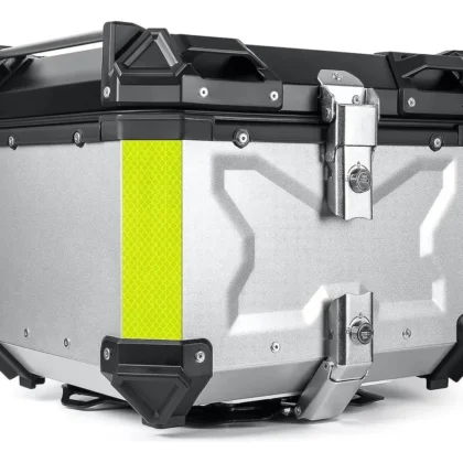Top Case Baúl Trasero Aluminio 55 Litros Premium 2 Cascos