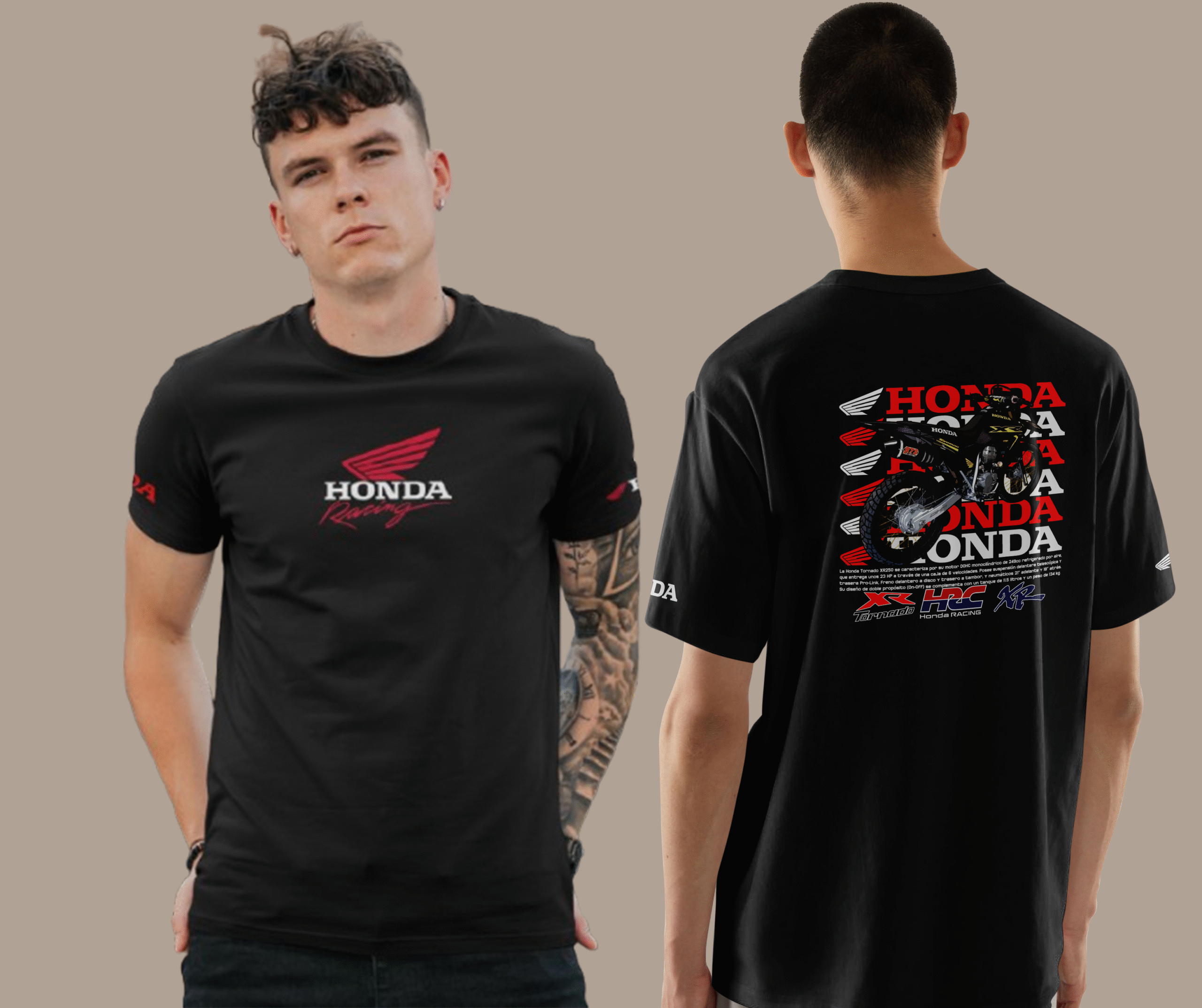 Remera Honda XR Tornado 250 Remera Honda XR Tornado 250 - Imagen 5