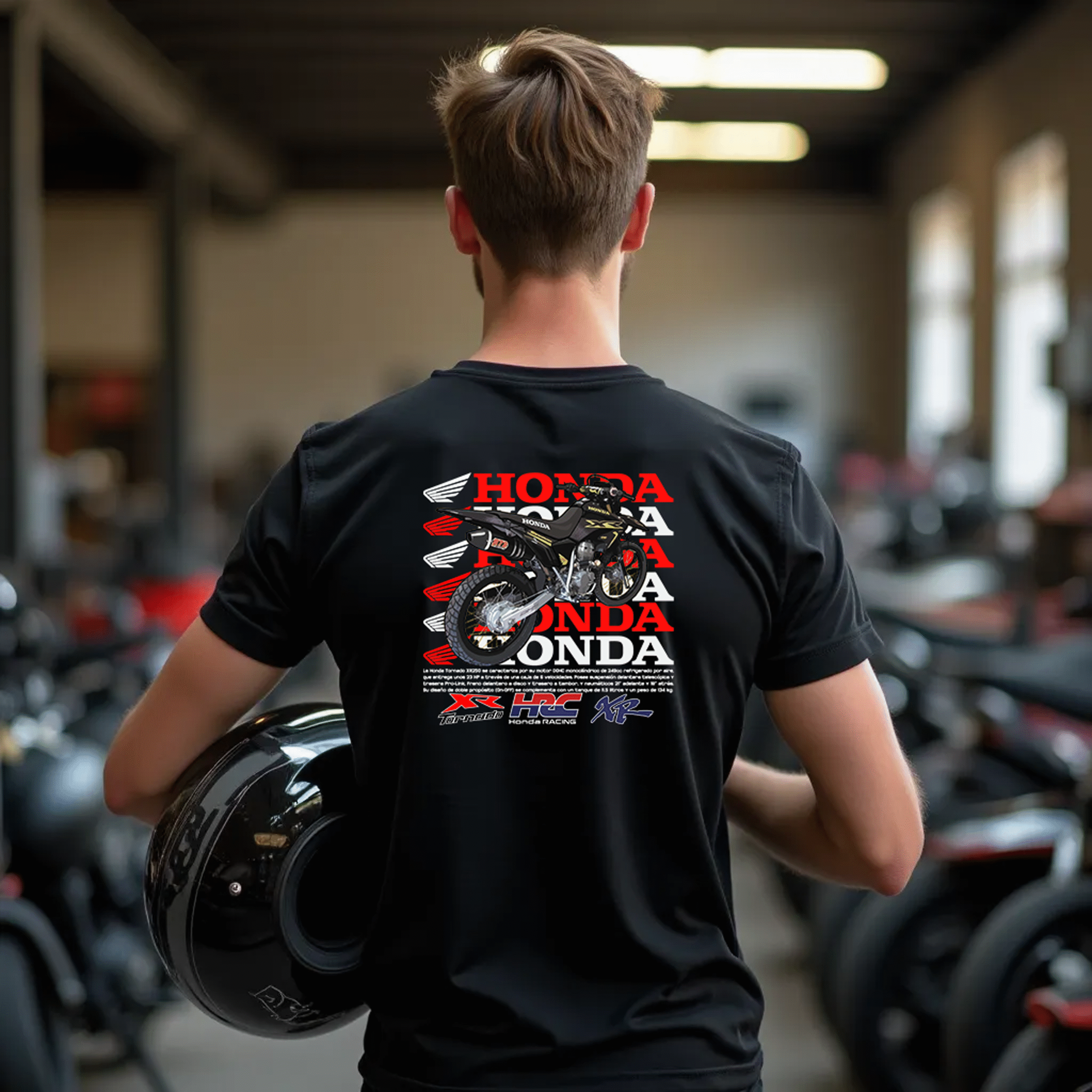 Remera Honda XR Tornado 250 Remera Honda XR Tornado 250 - Imagen 2