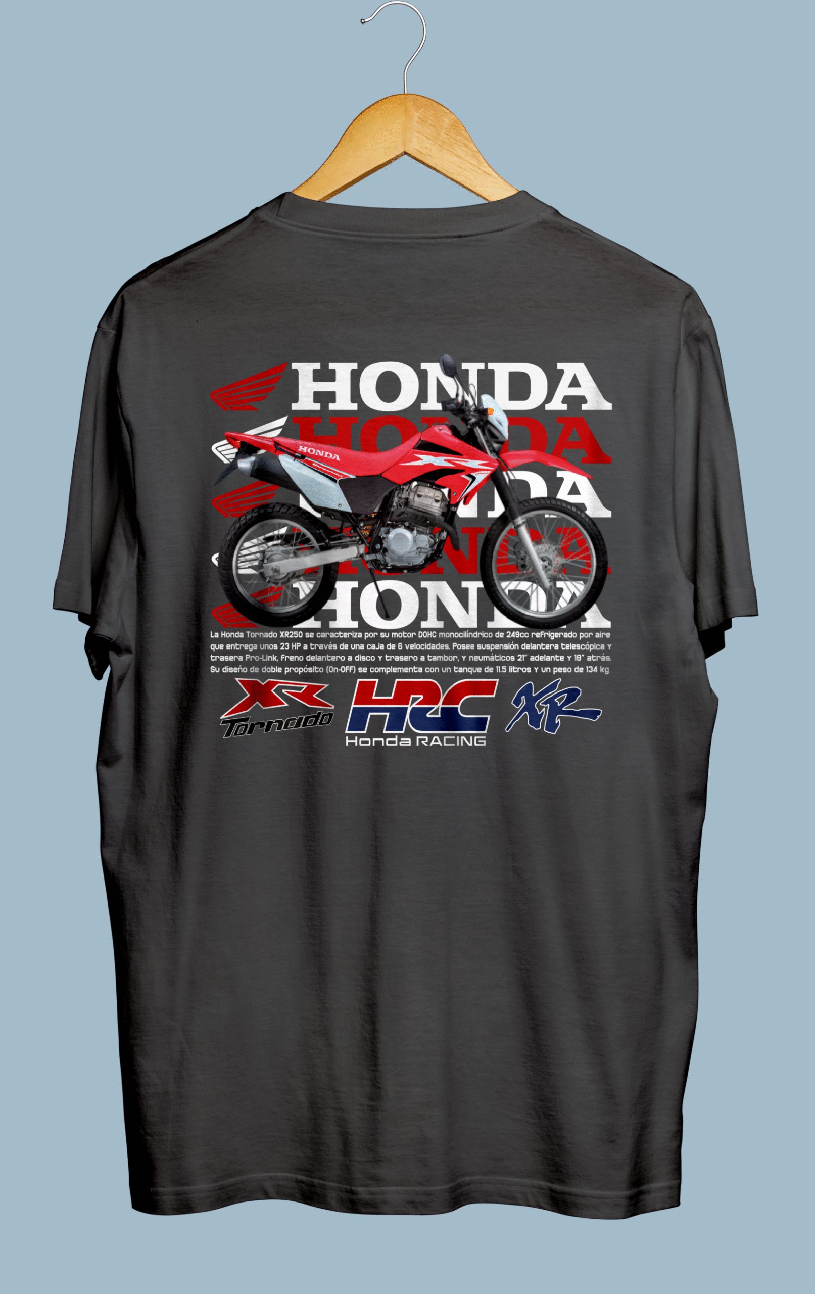 Remera Honda XR Tornado Remera Honda XR Tornado - Imagen 2