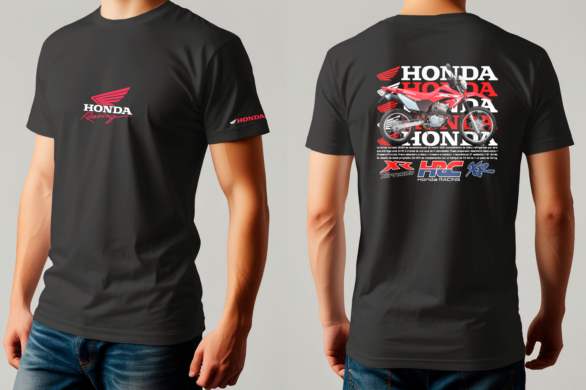 Remera Honda XR Tornado Remera Honda XR Tornado