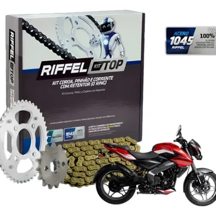 Inicio kit transmisión Riffel Bajaj NS 200