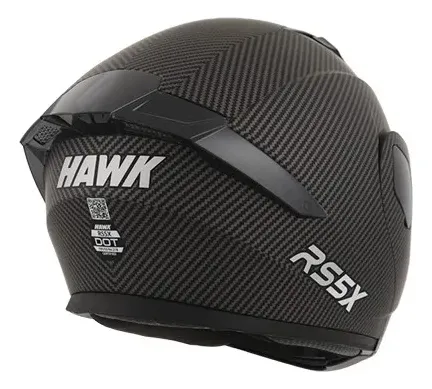 Casco Rebatible Hawk RS5X - Carbon Look Negro Mate - Certificación DOT Casco Rebatible Hawk RS5X - Carbon Look Negro Mate - Certificación DOT - Imagen 5