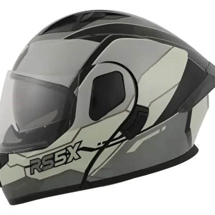 Inicio Casco Rebatible Hawk RS5X - Hunter Gris Brillante - Certificación DOT