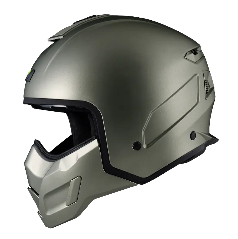 CASCO ASTONE DESMONTABLE - SK6 MINIJET MATT DARK SILVER - ECE 22.06. Astone SK6 MiniJet
