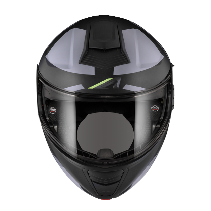 CASCO ASTONE REBATIBLE- RT6 DESMO MATT BLACK/GREY - ECE 22.06 CASCO ASTONE REBATIBLE- RT6 DESMO MATT BLACK/GREY - ECE 22.06 - Imagen 6