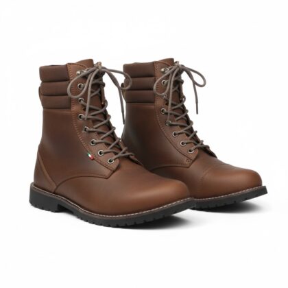 Inicio Botas de Cuero W2Boots 588-P-026 Marrón Impermeables Unisex