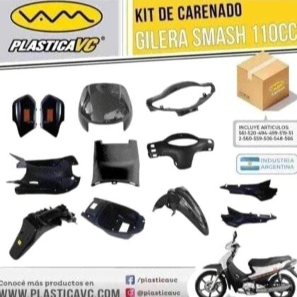Inicio Kit Plásticos Carenado Smash 110 Plástica VC 11 Piezas