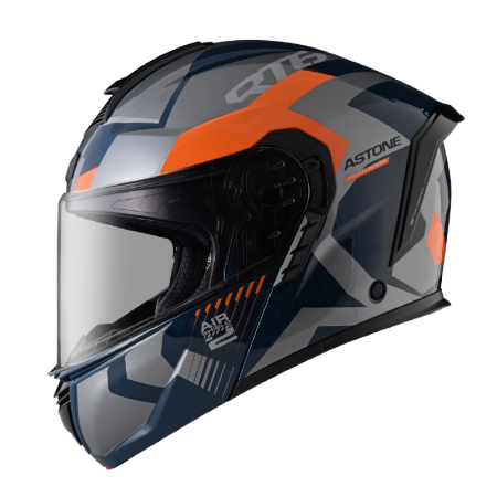 CASCO REBATIBLE ASTONE - RT6 KALIMA GLOSS - BLUE SILVER - ECE22.06 CASCO REBATIBLE ASTONE - RT6 KALIMA GLOSS - BLUE SILVER - ECE22.06 - Imagen 2