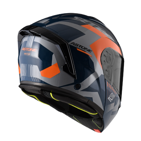 CASCO REBATIBLE ASTONE - RT6 KALIMA GLOSS - BLUE SILVER - ECE22.06 CASCO REBATIBLE ASTONE - RT6 KALIMA GLOSS - BLUE SILVER - ECE22.06 - Imagen 3