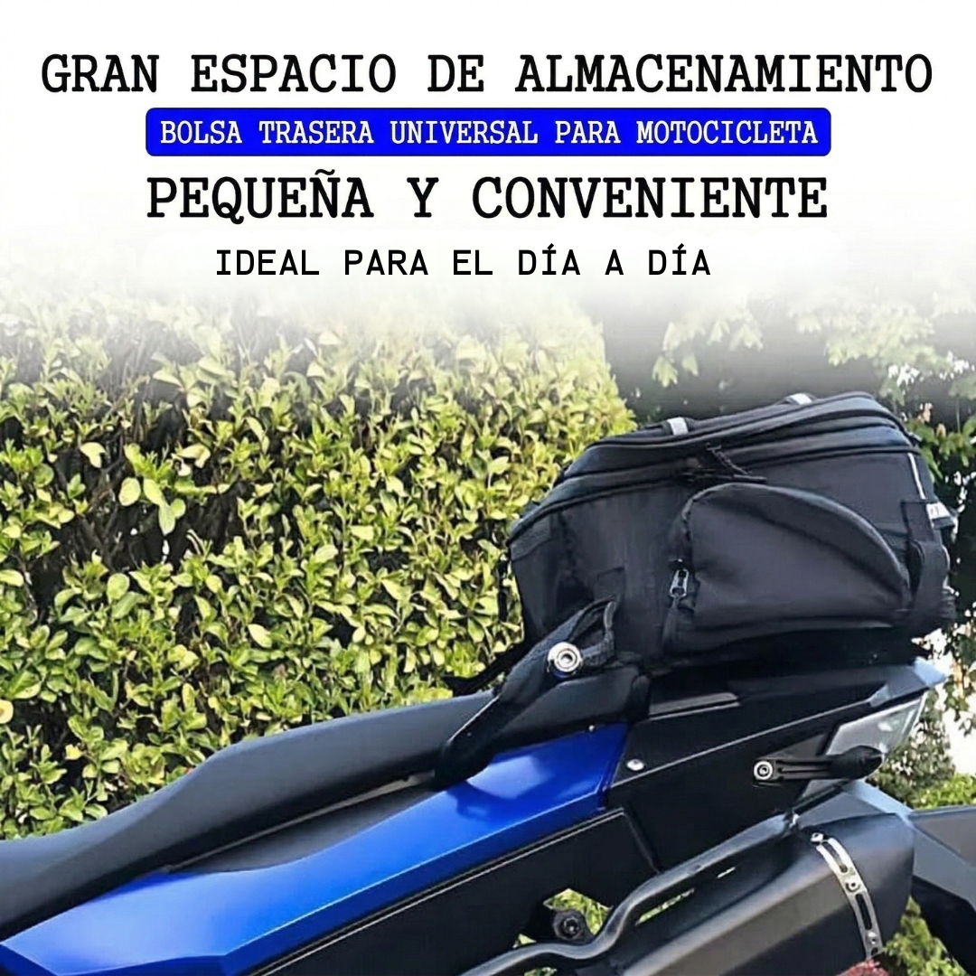 Bolso Impermeable Trasero Para Moto 18 Litros Bolso Impermeable Trasero Para Motocicleta 18 Litros