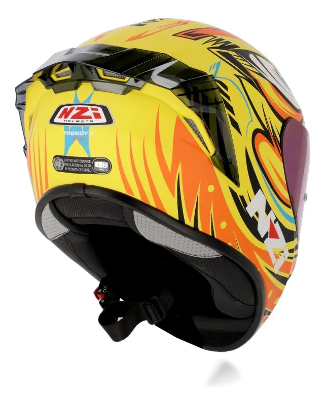 Casco Moto Pista NZI Trendy Combo Dos Visores Casco Moto Pista NZI Trendy Combo Dos Visores - Imagen 3