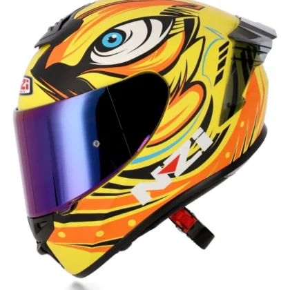 Casco Moto Pista NZI Trendy Combo Dos Visores