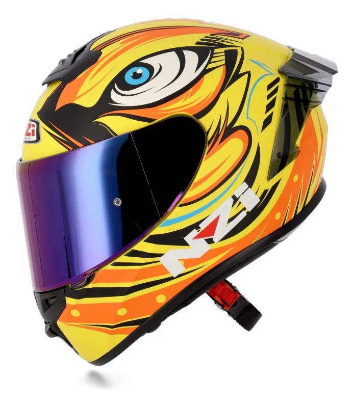 Casco Moto Pista NZI Trendy Combo Dos Visores Casco Moto Pista NZI Trendy Combo Dos Visores