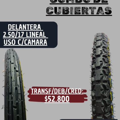 Inicio Combo Cubiertas Imperial Cord 110cc