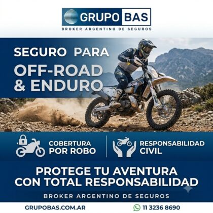 grupo bas seguros off road - enduro