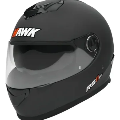 Casco Para Moto Integral Hawk Rs11 Negro Mate Talle L