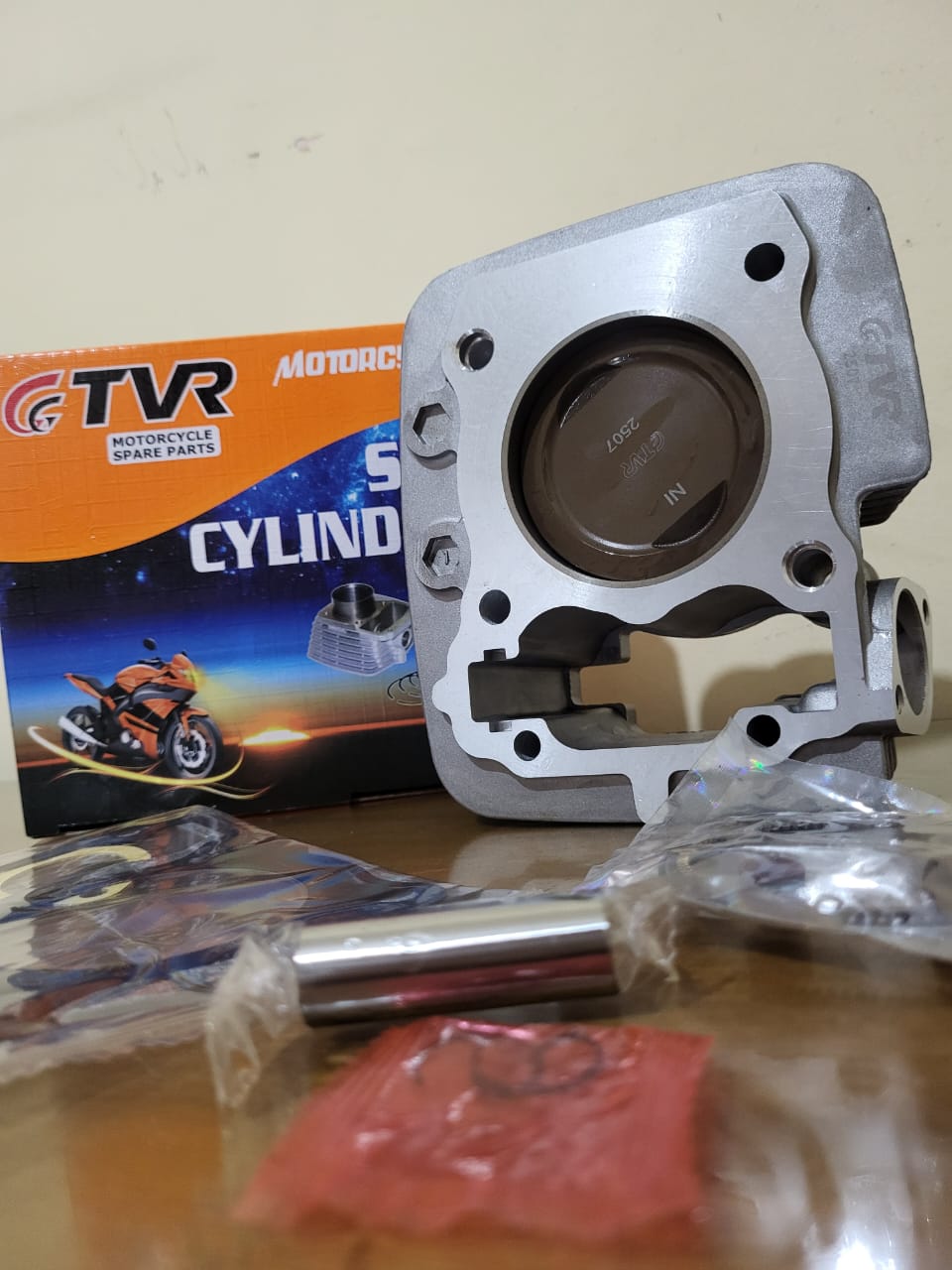 Kit cilindro completo Honda Cg 190 (Potenciado) TVR Kit cilindro completo Honda Cg 190 (Potenciado) TVR - Imagen 3