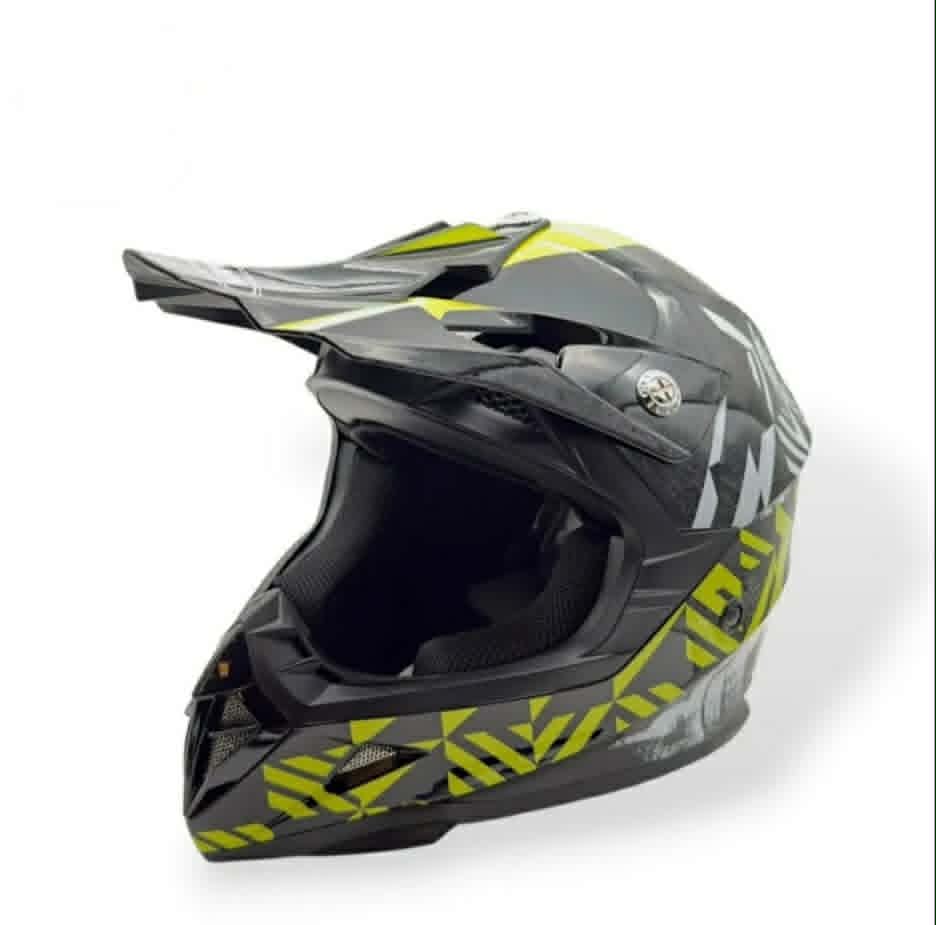Casco Cross YEMA YM-915 negro amarillo talle M Casco Cross YEMA YM-915 negro amarillo talle M - Imagen 2