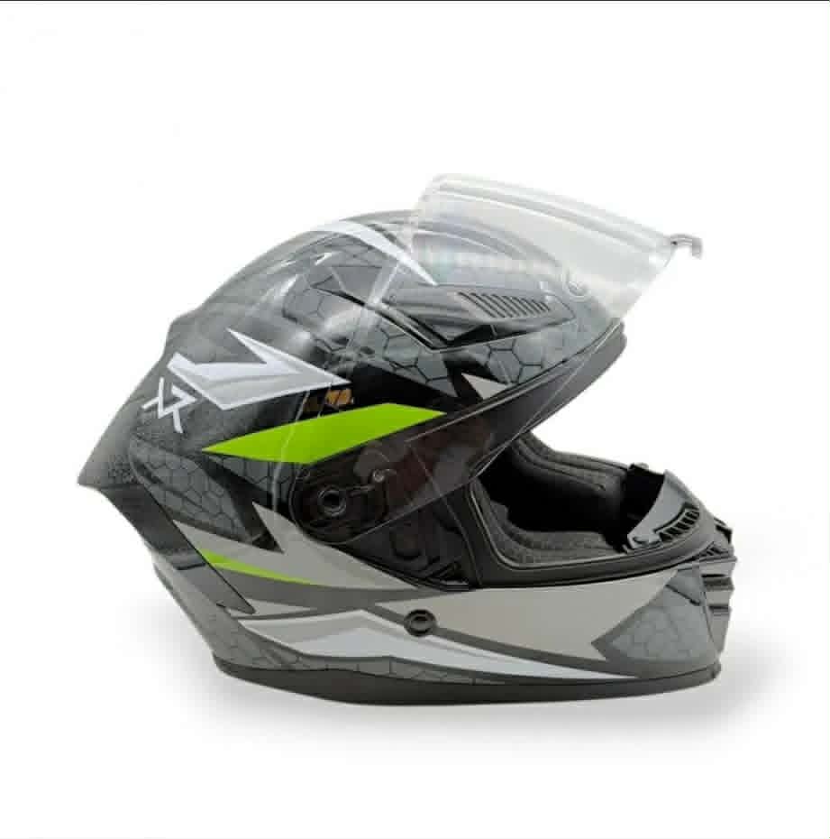 Casco Integral YEMA YM 853 negro- verde brillo talle XL Casco Integral YEMA YM 853 negro- verde brillo talle XL - Imagen 4