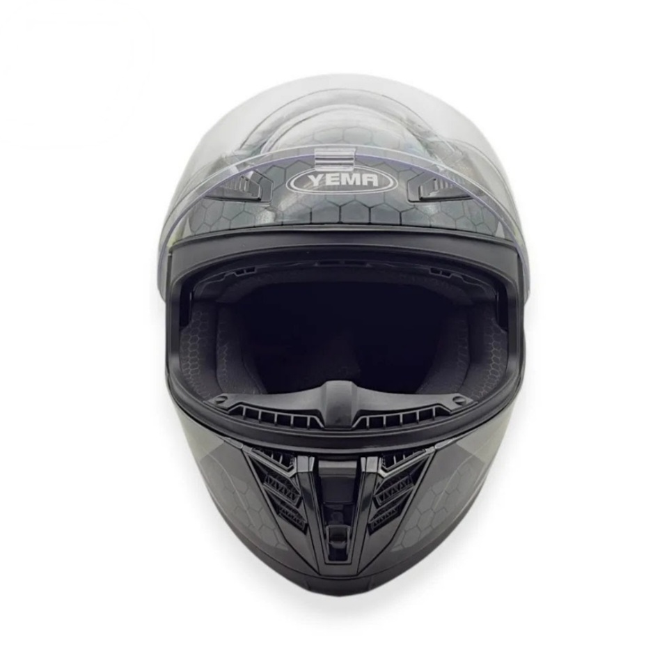 Casco Integral YEMA YM 853 negro- verde brillo talle XL Casco Integral YEMA YM 853 negro- verde brillo talle XL - Imagen 3
