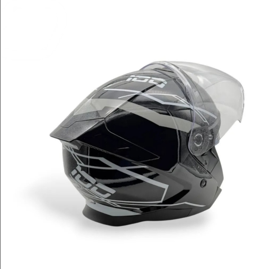 Casco Abierto YEMA YM-655 blanco y negro talle XL Casco Abierto YEMA YM-655 blanco y negro talle XL - Imagen 4