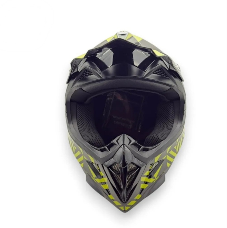 Casco Cross YEMA YM-915 negro amarillo talle M Casco Cross YEMA YM-915 negro amarillo talle M - Imagen 3