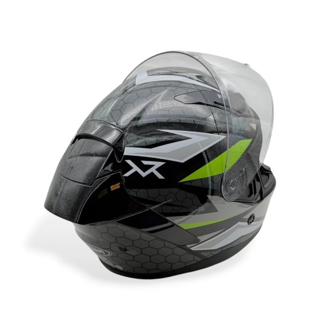 Casco Integral YEMA ym 853 Negro verde Talle xl Casco Integral YEMA ym 853 Negro verde Talle xl - Imagen 5