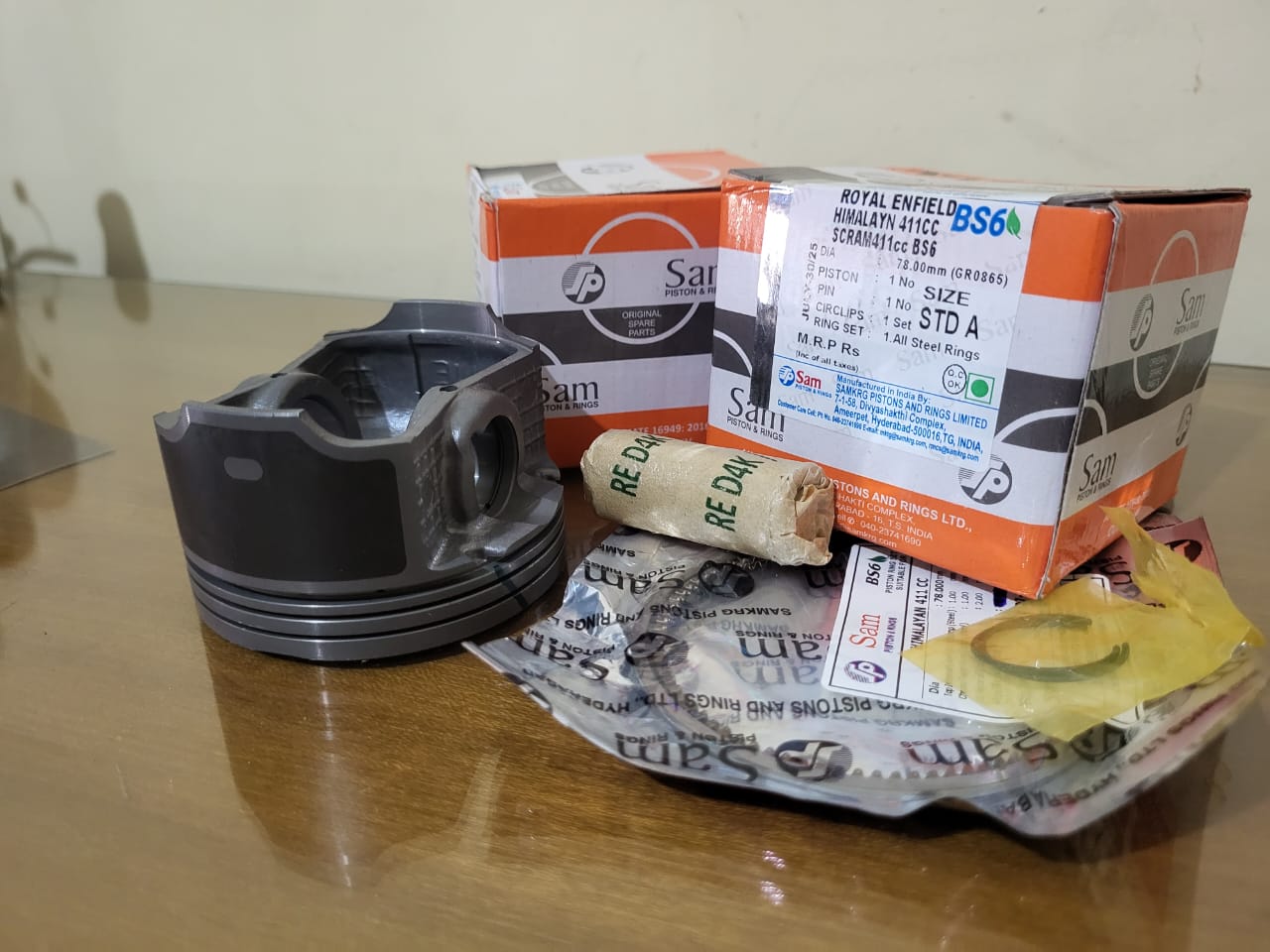 Kit de piston Himalayan 411 SAM Kit de piston Himalayan 411 SAM - Imagen 2
