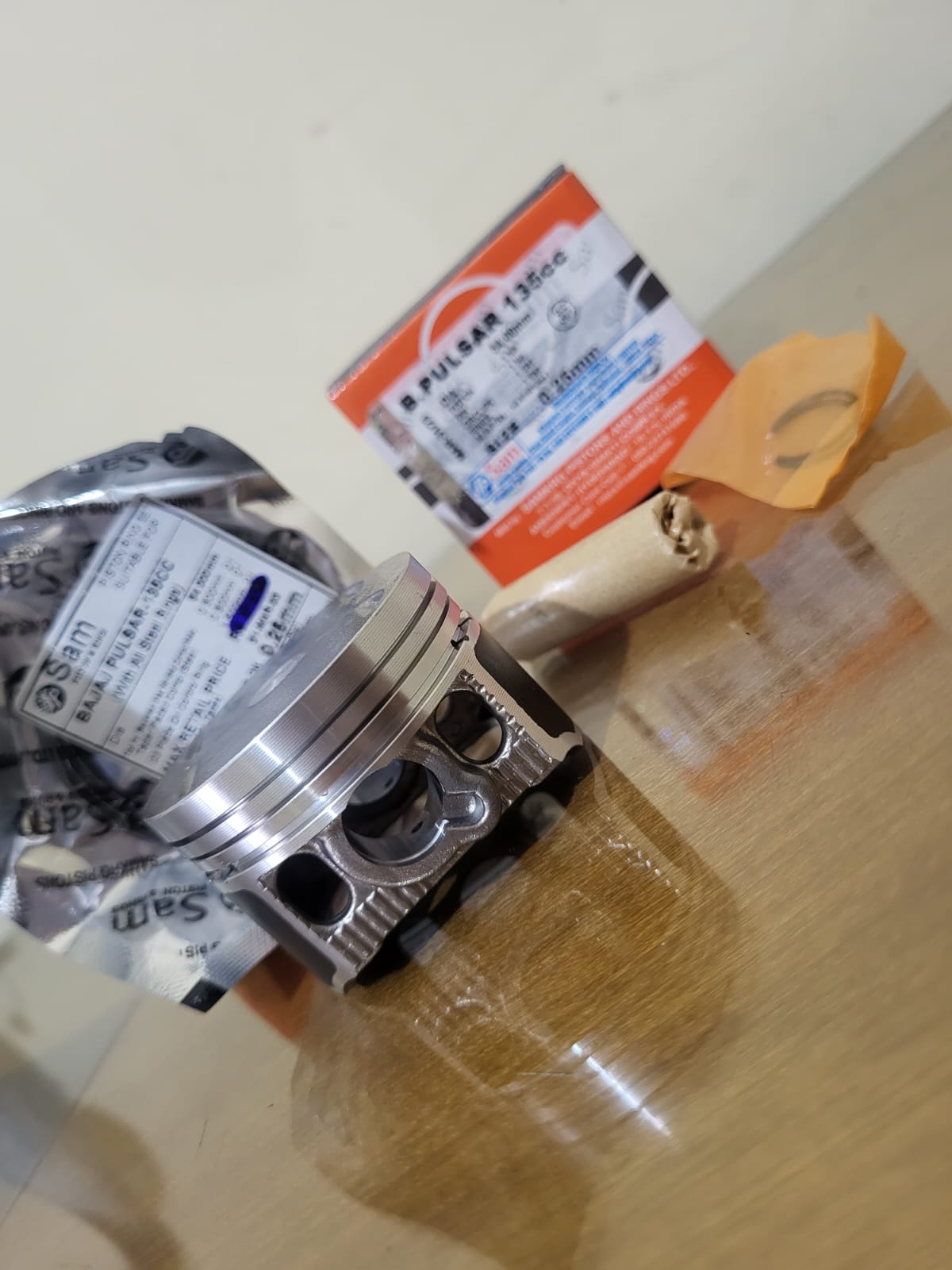 Kit de piston Rouser 135 SAM Kit de piston Rouser 135 SAM - Imagen 2