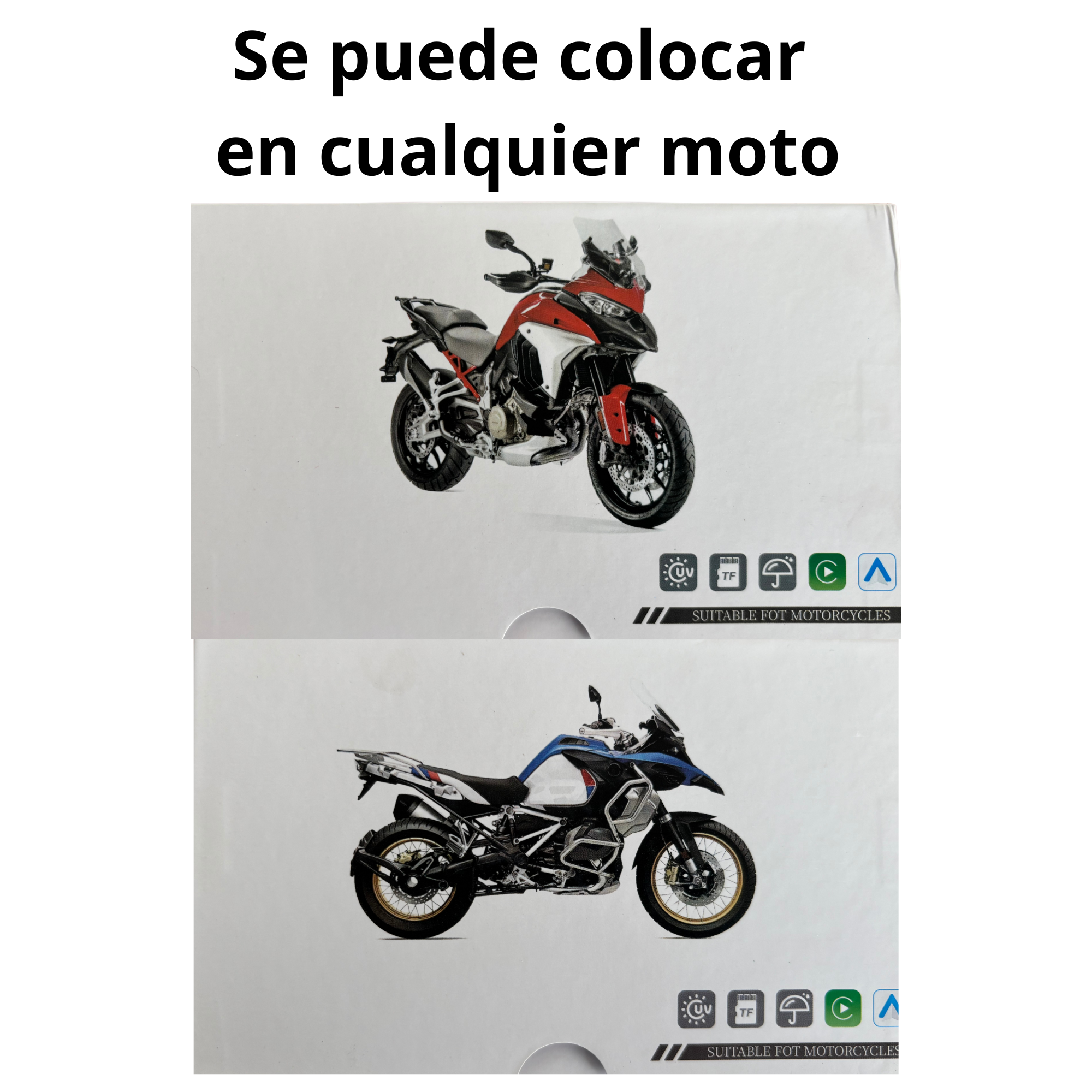 Carplay Moto 5 pulgadas Simbron Android IOS Carplay Moto 5 pulgadas Simbron Android IOS - Imagen 3