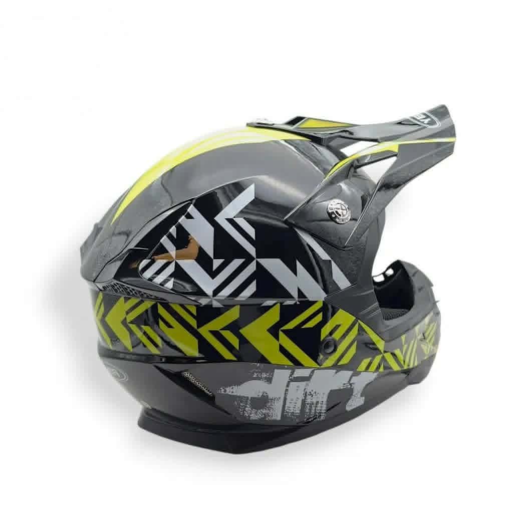 Casco Cross YEMA YM-915 negro amarillo talle M Casco Cross YEMA YM-915 negro amarillo talle M - Imagen 5