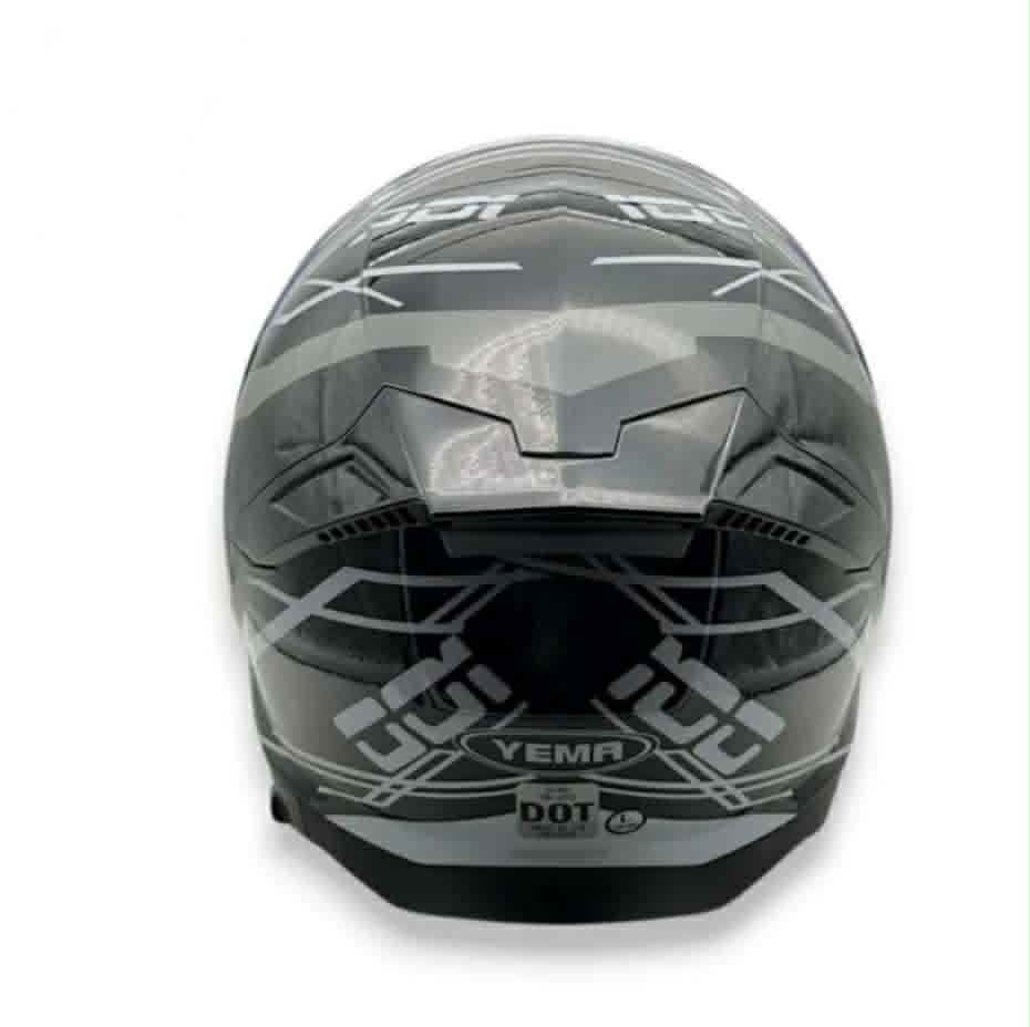 Casco Abierto YEMA YM-655 blanco y negro talle XL Casco Abierto YEMA YM-655 blanco y negro talle XL - Imagen 5