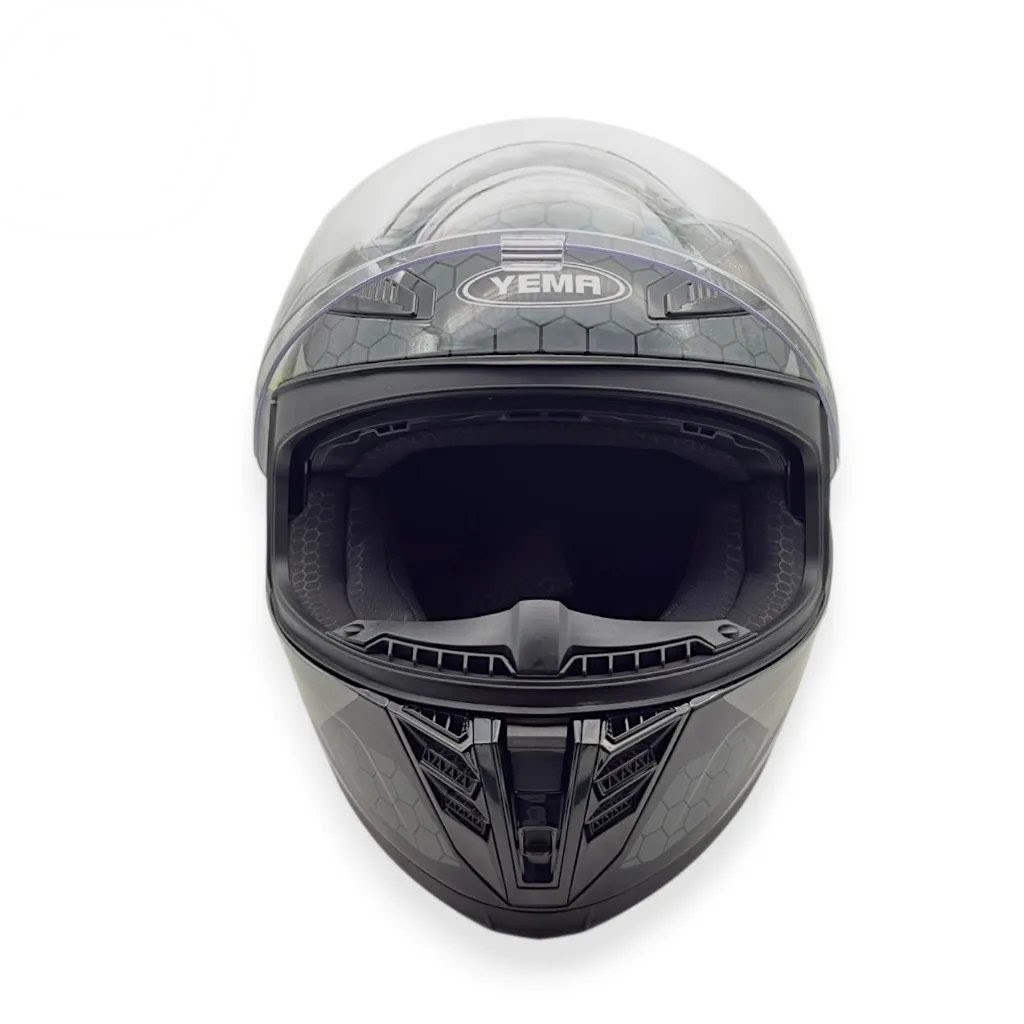 Casco Integral YEMA ym 853 Negro verde Talle xl Casco Integral YEMA ym 853 Negro verde Talle xl - Imagen 3