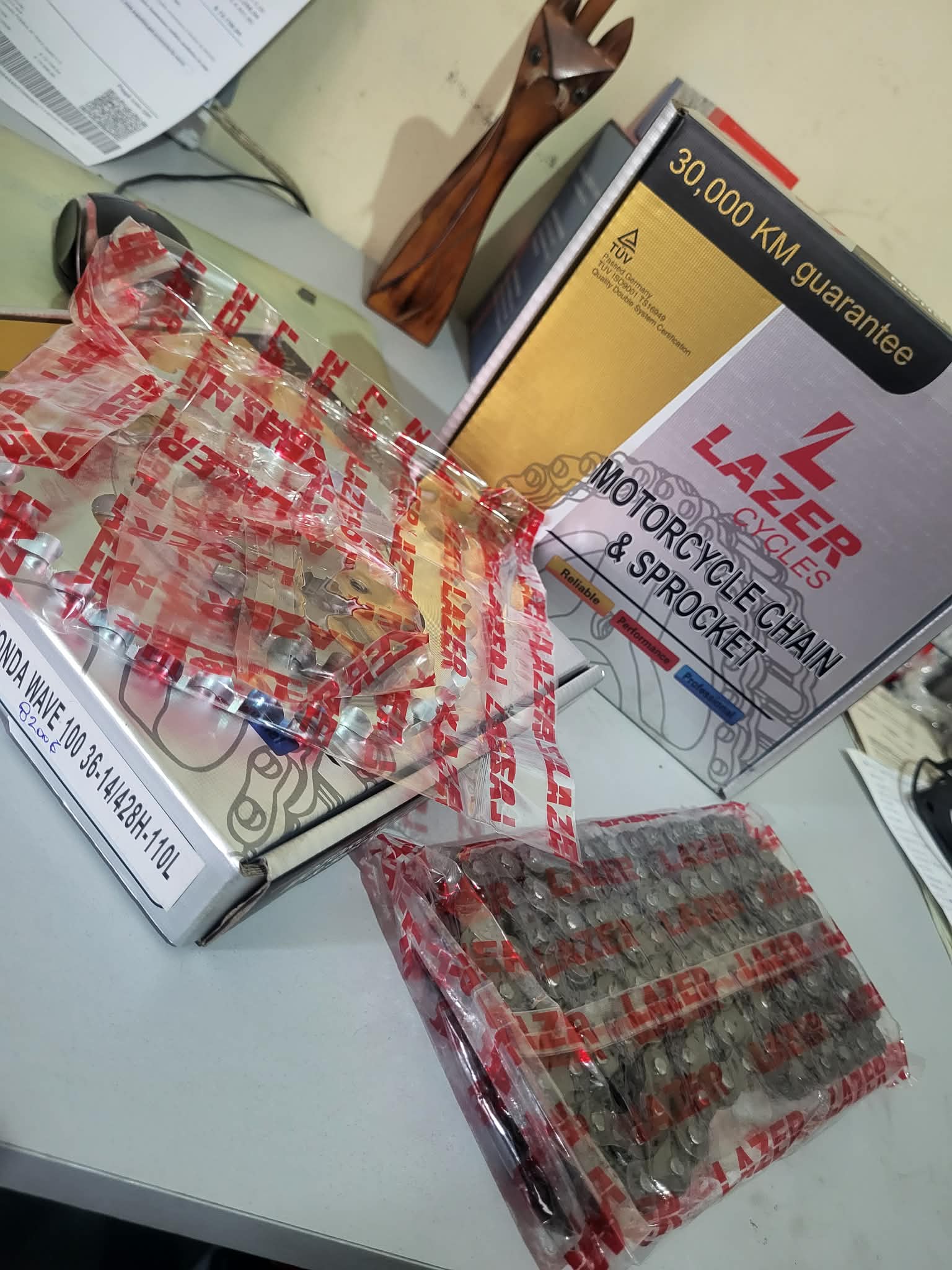 Kit de Transmision Zanella ZB 110 /Honda wave / Gilera smash 110 Kit de Transmision Zanella ZB 110 /Honda wave / Gilera smash 110