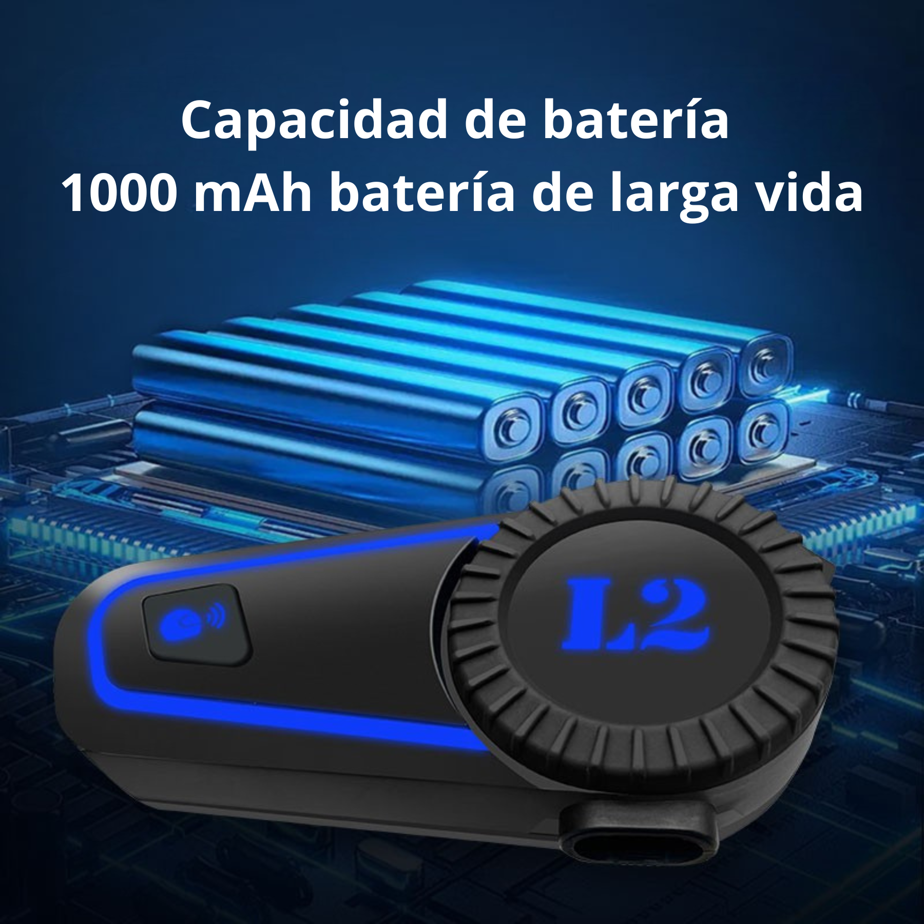 Intercomunicador Moto Simbron L2 Negro Bluetooth Intercomunicador Moto Simbron L2 Negro Bluetooth - Imagen 3